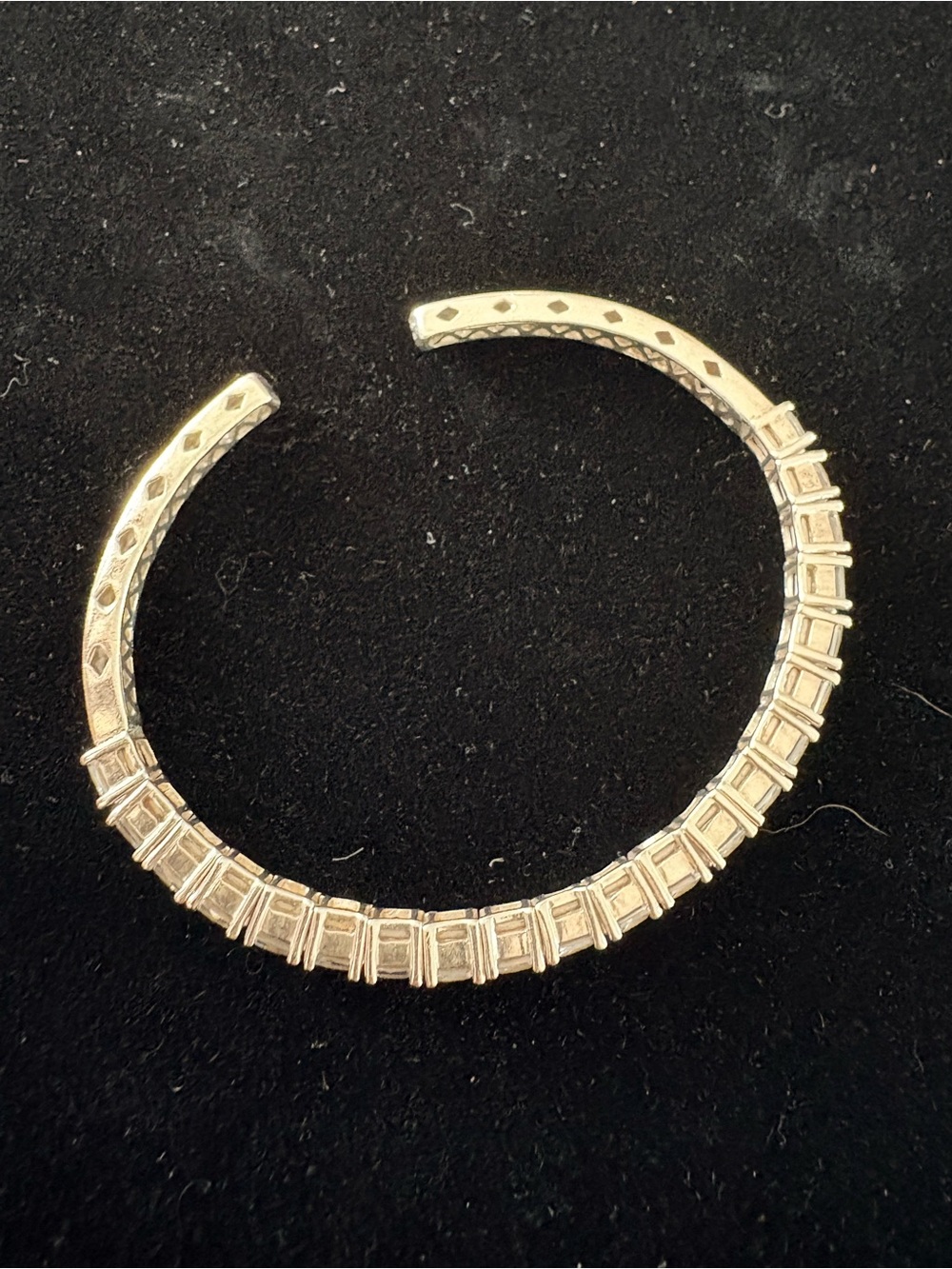 Delicate Gold-Tone Hinged Cuff Bracelet - Women Jewelry